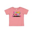 thumbnail image 1 of Inktastic I Love You Grandma with Flowers Girls Baby T-Shirt, 1 of 5