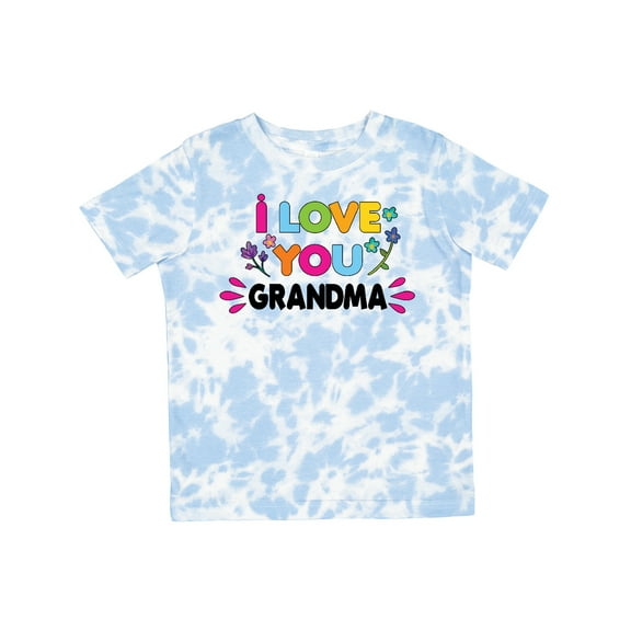Inktastic I Love You Grandma with Flowers Girls Toddler T-Shirt