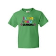 thumbnail image 1 of Inktastic I Love You Grandma with Flowers Youth T-Shirt, 1 of 5