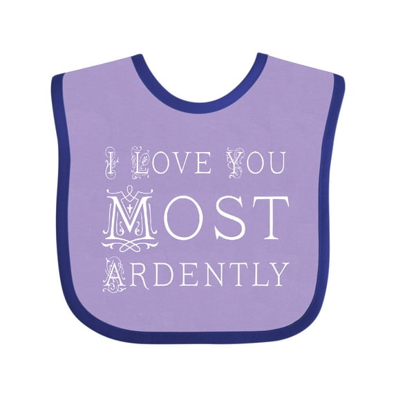 Inktastic I Love You Most Ardently Austen Girls Baby Bib