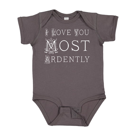 Inktastic I Love You Most Ardently Austen Girls Baby Bodysuit