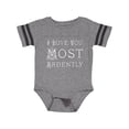 thumbnail image 1 of Inktastic I Love You Most Ardently Austen Girls Baby Bodysuit, 1 of 4