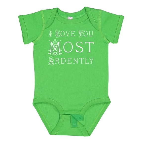 Inktastic I Love You Most Ardently Austen Girls Baby Bodysuit