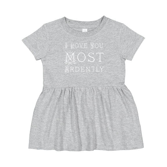 Inktastic I Love You Most Ardently Austen Girls Baby Dress
