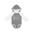 thumbnail image 1 of Inktastic I Love You Most Ardently Austen Girls Long Sleeve Baby Bodysuit, 1 of 5