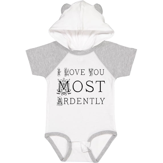 Inktastic I Love You Most Ardently Girls Baby Bodysuit