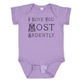 thumbnail image 1 of Inktastic I Love You Most Ardently Girls Baby Bodysuit, 1 of 5