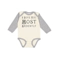 thumbnail image 1 of Inktastic I Love You Most Ardently Girls Long Sleeve Baby Bodysuit, 1 of 5