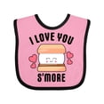 thumbnail image 1 of Inktastic I Love You Smore with Cute Food Valentine Girls Baby Bib, 1 of 4