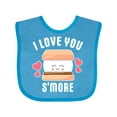 thumbnail image 1 of Inktastic I Love You Smore with Cute Food Valentine Girls Baby Bib, 1 of 4