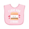 thumbnail image 1 of Inktastic I Love You Smore with Cute Food Valentine Girls Baby Bib, 1 of 4