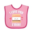 thumbnail image 1 of Inktastic I Love You Smore with Cute Food Valentine Girls Baby Bib, 1 of 4