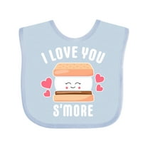 Inktastic I Love You Smore with Cute Food Valentine Girls Baby Bib