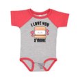 thumbnail image 1 of Inktastic I Love You Smore with Cute Food Valentine Girls Baby Bodysuit, 1 of 5