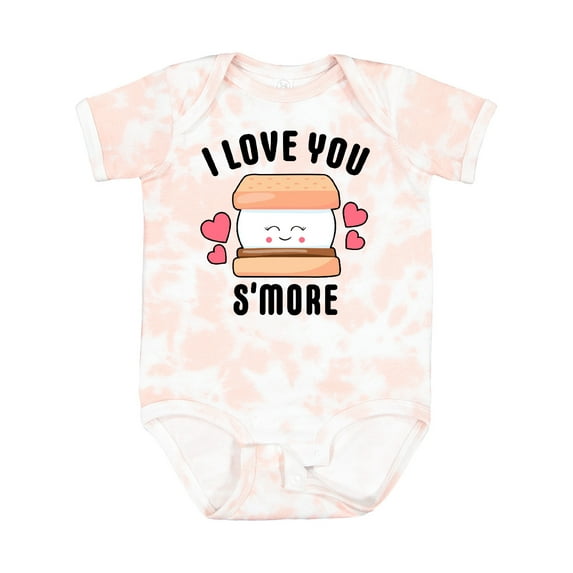 Inktastic I Love You Smore with Cute Food Valentine Girls Baby Bodysuit