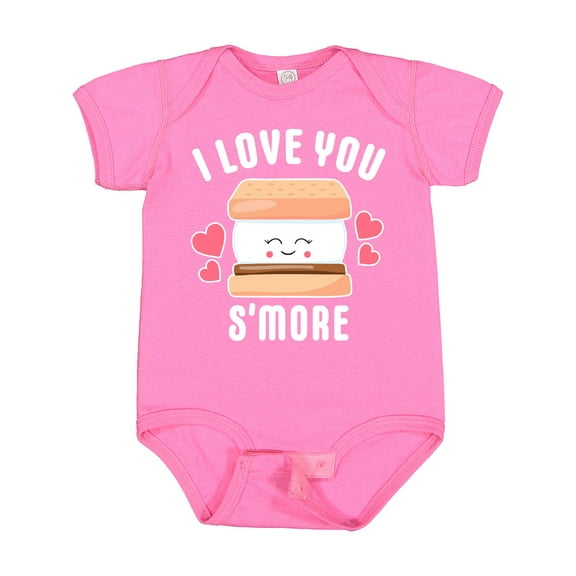 Inktastic I Love You Smore with Cute Food Valentine Girls Baby Bodysuit