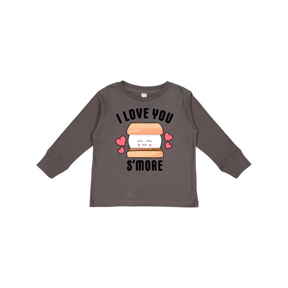 Inktastic I Love You Smore with Cute Food Valentine Girls Long Sleeve Toddler T-Shirt