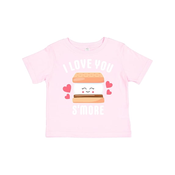 Inktastic I Love You Smore with Cute Food Valentine Girls Toddler T-Shirt