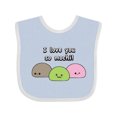 thumbnail image 1 of Inktastic I Love You So Mochi Boys or Girls Baby Bib, 1 of 4