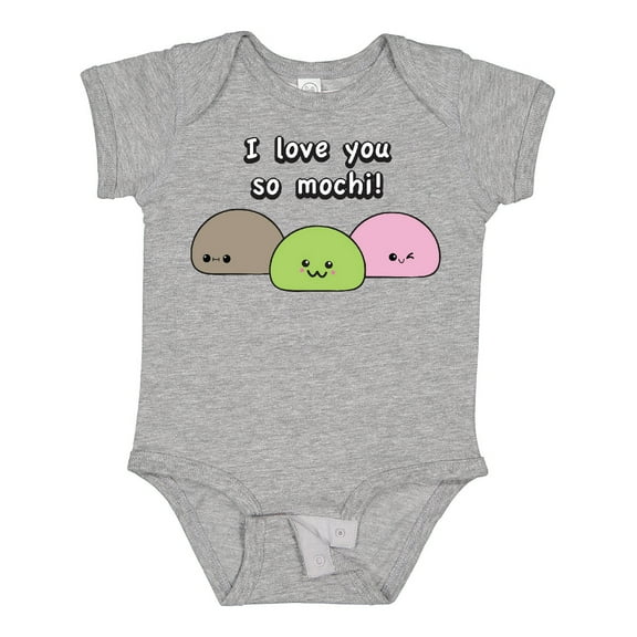 Inktastic I Love You So Mochi Boys or Girls Baby Bodysuit
