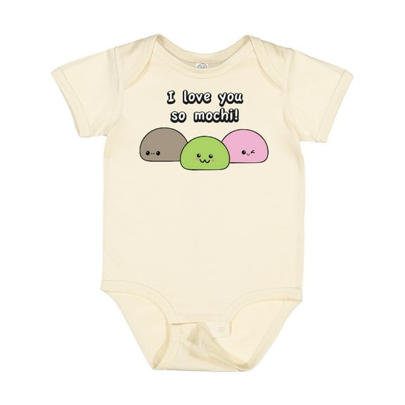 Inktastic I Love You So Mochi Boys or Girls Baby Bodysuit