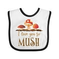 thumbnail image 1 of Inktastic I Love You So Mush Boys or Girls Baby Bib, 1 of 4