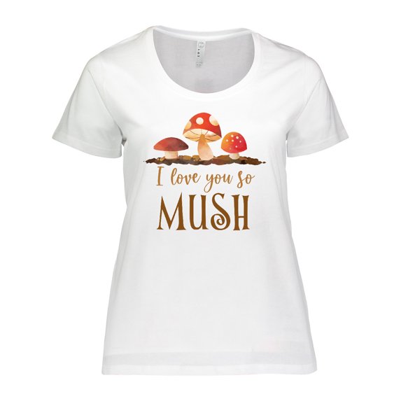 Inktastic I Love You So Mush Women's Plus Size T-Shirt