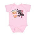 thumbnail image 1 of Inktastic I Love You a Latte with Coffee Cup Boys or Girls Baby Bodysuit, 1 of 5