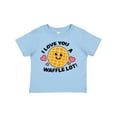 thumbnail image 1 of Inktastic I Love You a Waffle Lot with Cute Happy Waffle Boys or Girls Toddler T-Shirt, 1 of 5