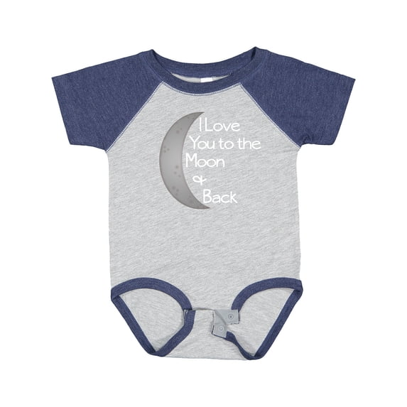 Inktastic I Love You to the Moon & Back. Boys or Girls Baby Bodysuit