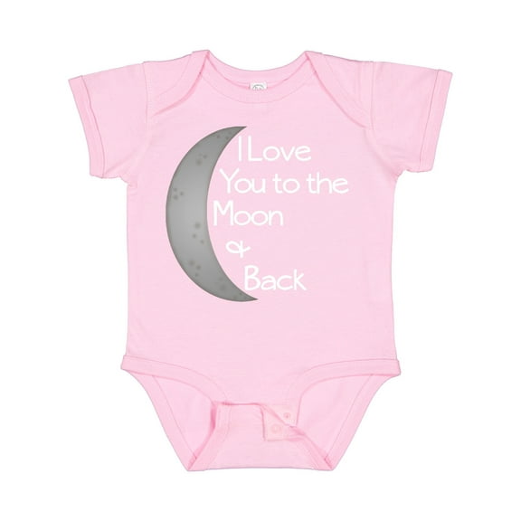 Inktastic I Love You to the Moon & Back. Boys or Girls Baby Bodysuit