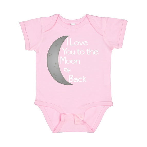 Inktastic I Love You to the Moon & Back. Boys or Girls Baby Bodysuit