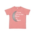 thumbnail image 1 of Inktastic I Love You to the Moon & Back. Boys or Girls Toddler T-Shirt, 1 of 5