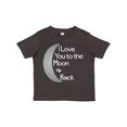 thumbnail image 1 of Inktastic I Love You to the Moon & Back. Boys or Girls Toddler T-Shirt, 1 of 5