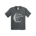 thumbnail image 1 of Inktastic I Love You to the Moon & Back. Youth T-Shirt, 1 of 5