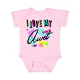 thumbnail image 1 of Inktastic I Love my Aunt- 80s retro style Boys or Girls Baby Bodysuit, 1 of 5
