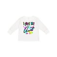 thumbnail image 1 of Inktastic I Love my Aunt- 80s retro style Boys or Girls Long Sleeve Toddler T-Shirt, 1 of 5