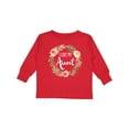 thumbnail image 1 of Inktastic I Love My Aunt Flower Circle Boys or Girls Long Sleeve Toddler T-Shirt, 1 of 5