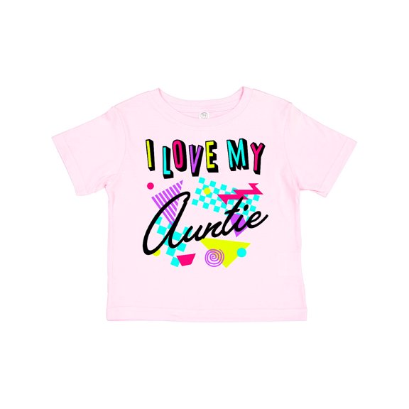 Inktastic I Love my Auntie- 80s retro style Boys or Girls Toddler T-Shirt