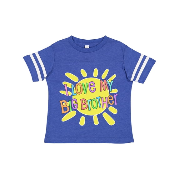 Inktastic I Love my Big Brother- sun and rainbow letters Boys or Girls Toddler T-Shirt