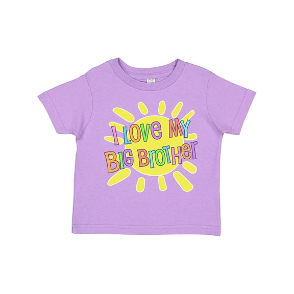 Inktastic I Love my Big Brother- sun and rainbow letters Boys or Girls Toddler T-Shirt