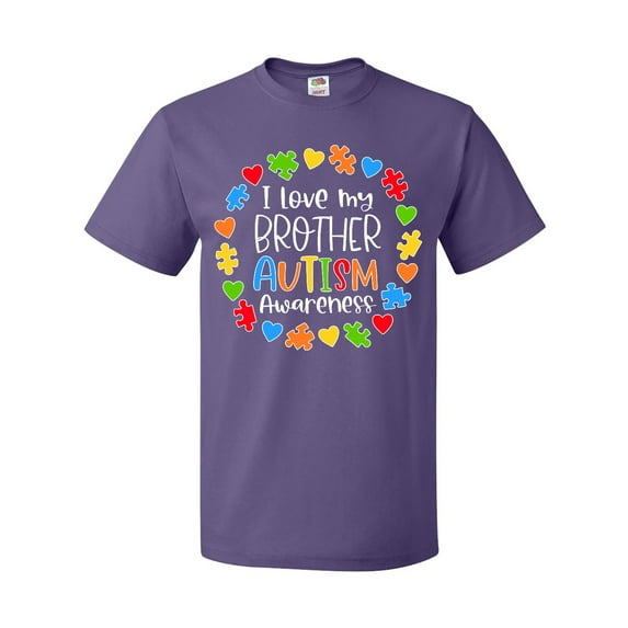 Inktastic I Love my Brother Autism Awareness T-Shirt