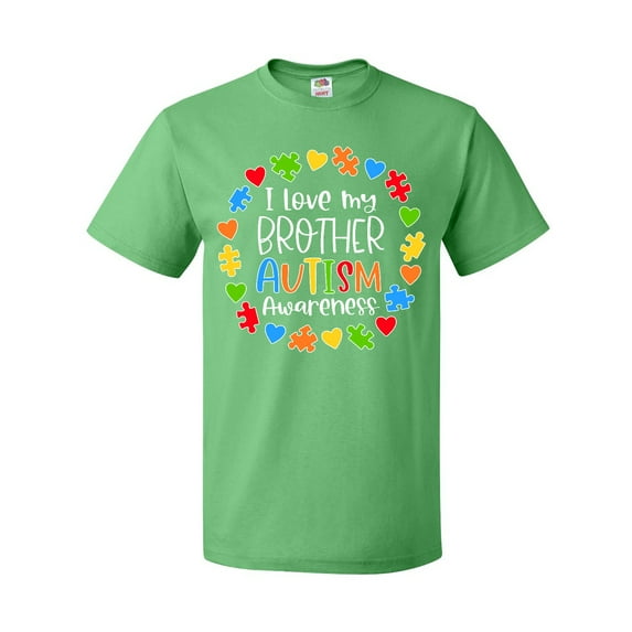 Inktastic I Love my Brother Autism Awareness T-Shirt