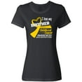 thumbnail image 1 of Inktastic I Love my Brother Childhood Cancer Awareness- Hope, Support, Cure Women's T-Shirt, 1 of 5