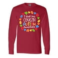 thumbnail image 1 of Inktastic I Love my Cousin Autism Awareness Long Sleeve T-Shirt, 1 of 5