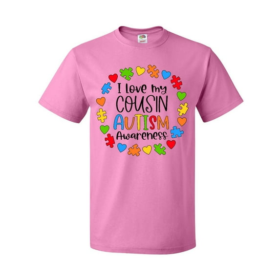 Inktastic I Love my Cousin Autism Awareness T-Shirt