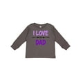 thumbnail image 1 of Inktastic I Love my Dad Fathers Day Boys or Girls Long Sleeve Toddler T-Shirt, 1 of 5