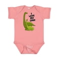 thumbnail image 1 of Inktastic I Love my Dad with Baby and Daddy Brontosauruses Boys or Girls Baby Bodysuit, 1 of 5