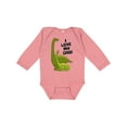 thumbnail image 1 of Inktastic I Love my Dad with Baby and Daddy Brontosauruses Boys or Girls Long Sleeve Baby Bodysuit, 1 of 5