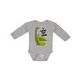 thumbnail image 1 of Inktastic I Love my Dad with Baby and Daddy Brontosauruses Boys or Girls Long Sleeve Baby Bodysuit, 1 of 5